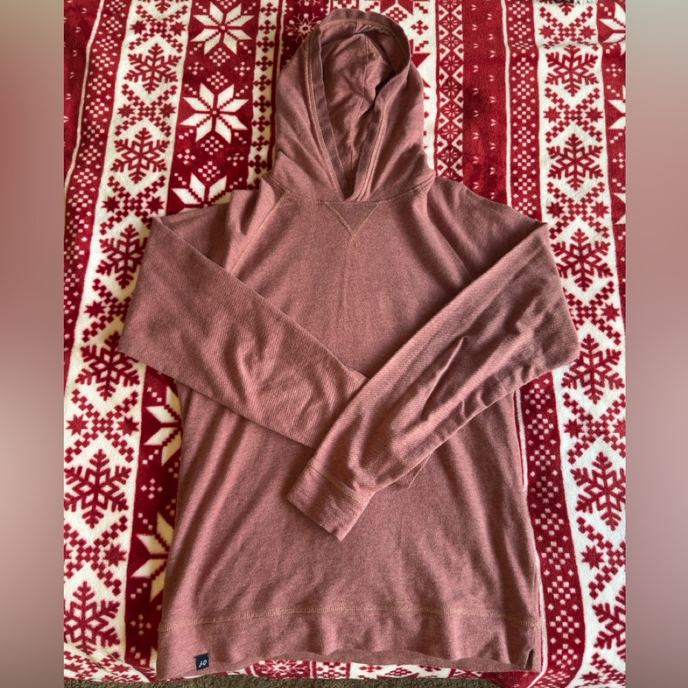 Johnnie-o Hanging out Cash Hoodie. Size Small. Cotton and Cashmere